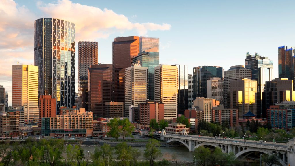 Calgary Alberta downtown skyline