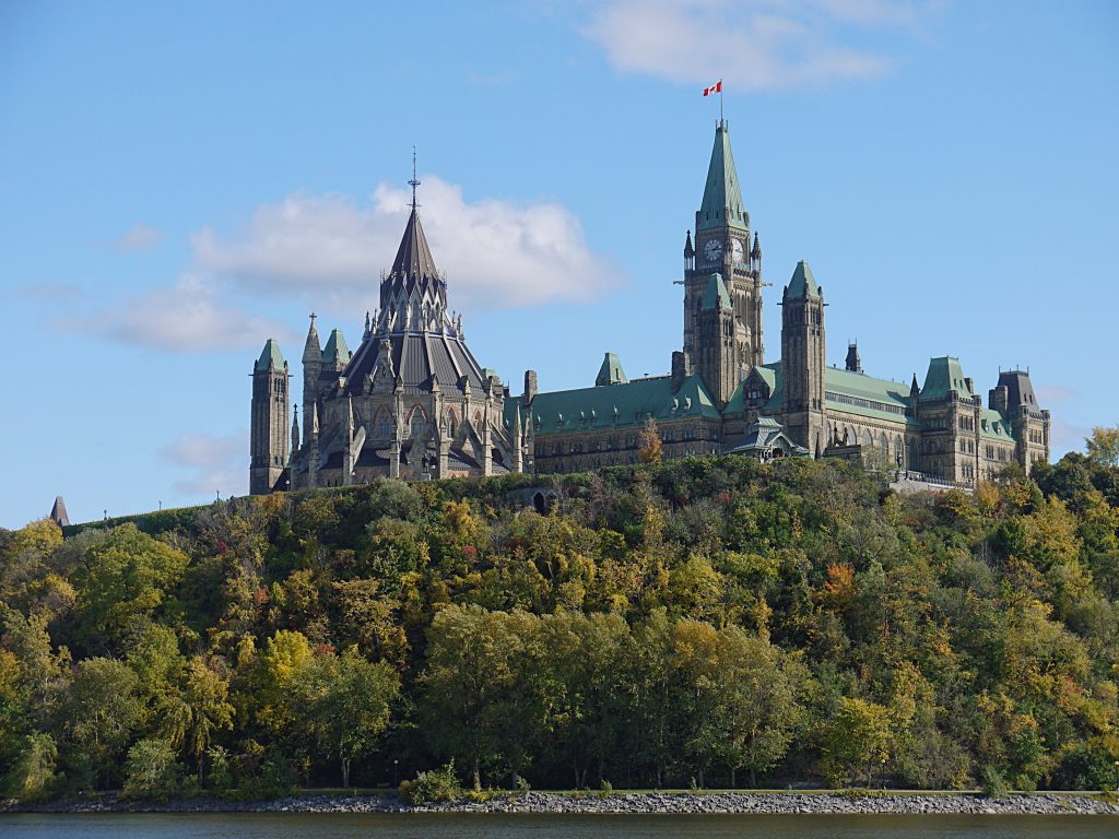 Parliament Hill in Ottawa, Ontario
